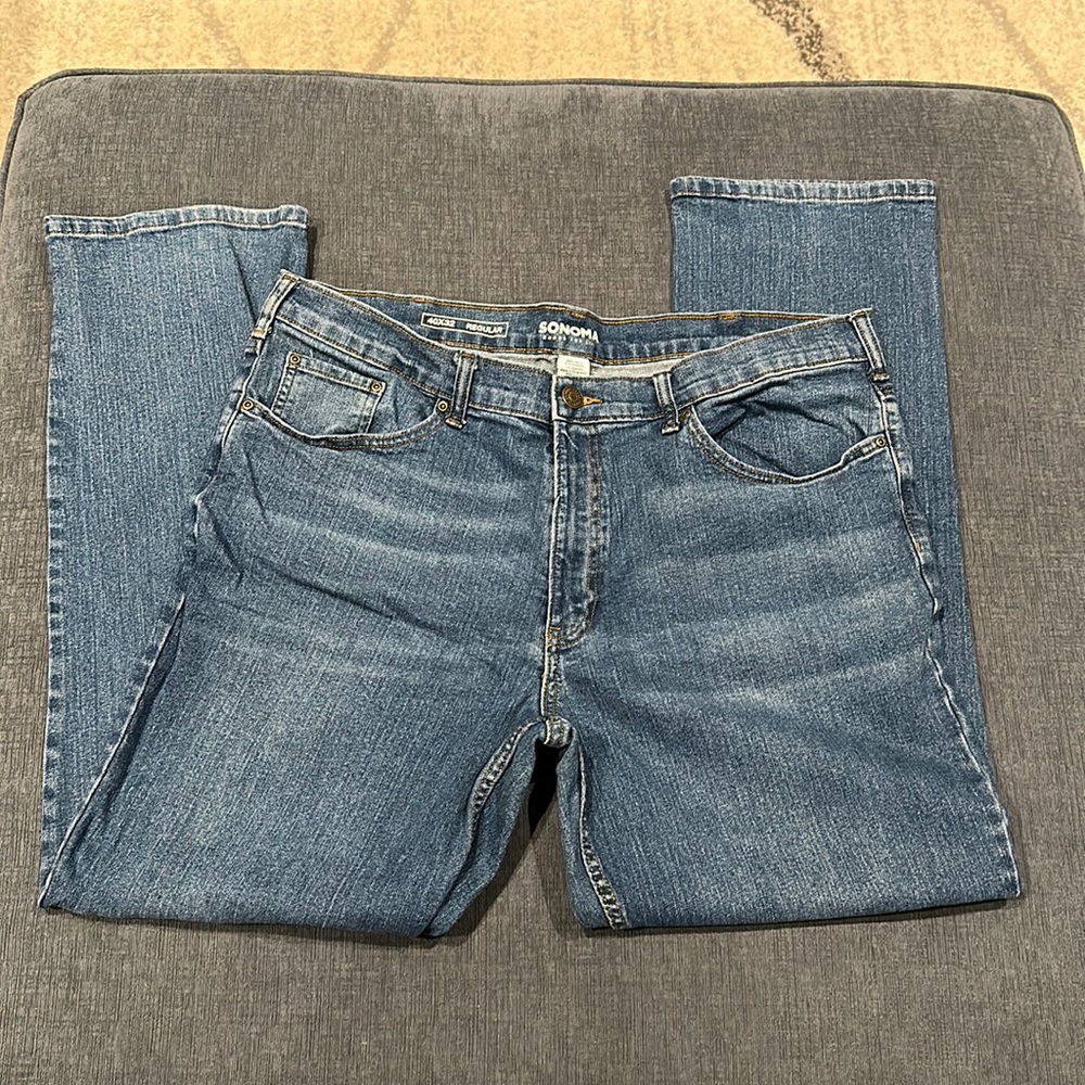Men's straight leg jeans